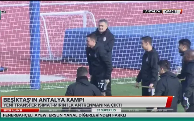 Isimat-Mirin ilk antrenmanında