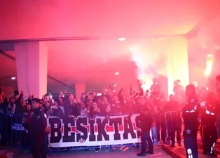 Beşiktaş'a Konya'da coşkulu karşılama