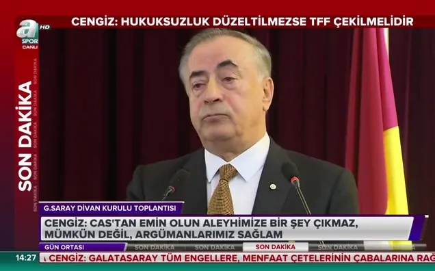 Mustafa Cengiz'den CAS açıklaması