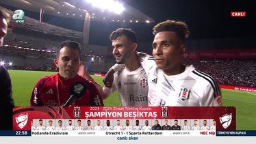 Beşiktaş'ta Rachid Ghezzal: Bu kupayı hak ettik!