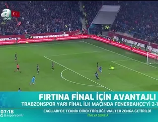 Trabzonspor final için avantajlı