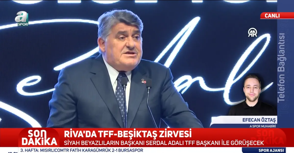Riva'da TFF - Beşiktaş zirvesi