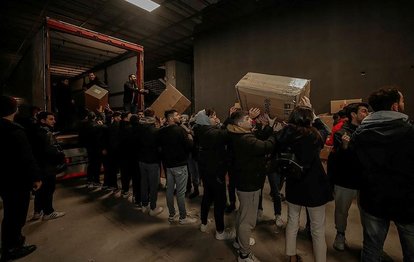 Göztepe’den depremzedelere 6 tır yardım!