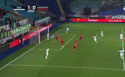 GOL | Çaykur Rizespor 1-0 Gaziantep FK