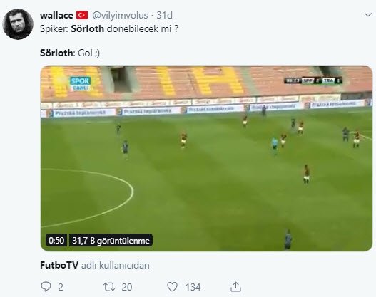 Trabzonspor taraftarından Sörloth paylaÅımları