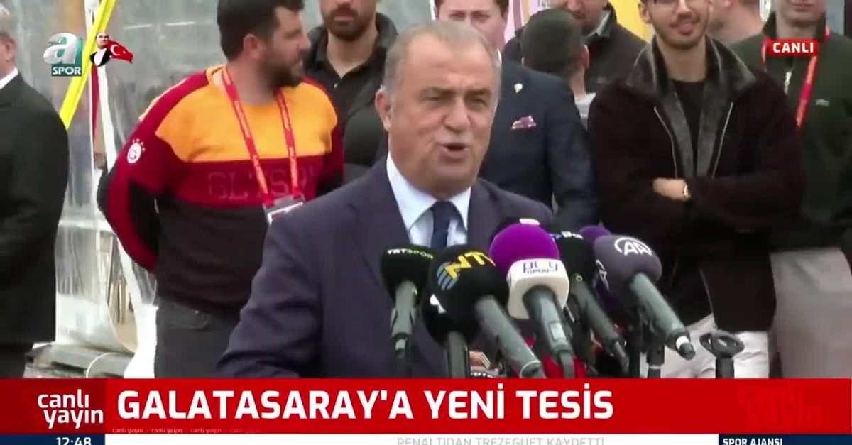 Fatih Terim temel atma töreninde konuştu!