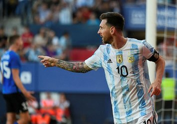 Messi damga vurdu Arjantin kazandı