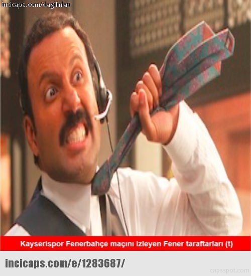 Fenerbahçe-Kayserispor maçı sonrası Caps’ler