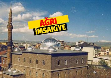 AĞRI İMSAKİYE 🕣 | Ramazan 2023