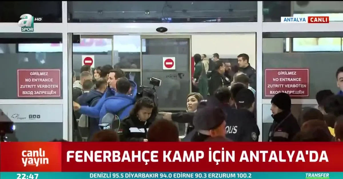 Fenerbahçe kamp için Antalya'da