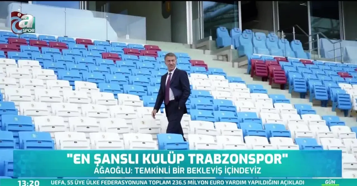 Ahmet Ağaoğlu: En şanslı kulüp Trabzonspor