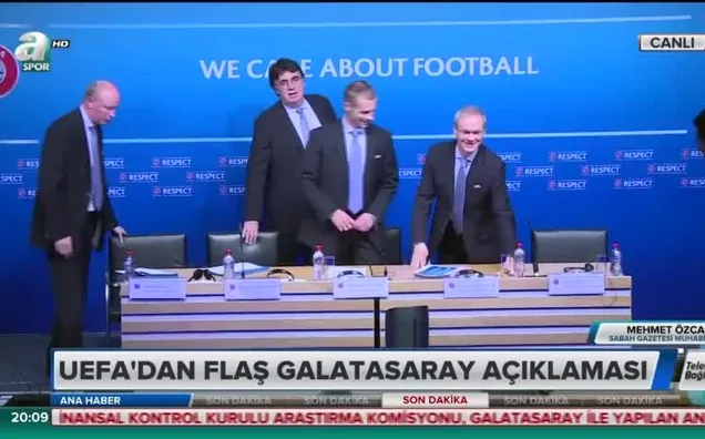 UEFA'dan flaş Galatasaray açıklaması!