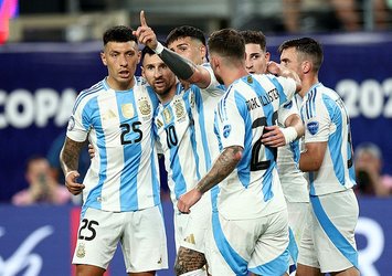 Copa Amerika'da ilk finalist Arjantin!