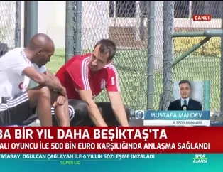 Atiba bir yıl daha Beşiktaş'ta