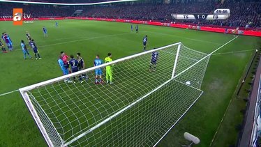 İşte Trabzonspor'un sayılmayan golü | İZLEYİN