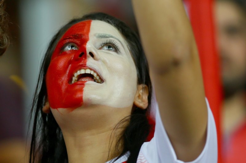 Türkiye - Fransa maçından kareler...