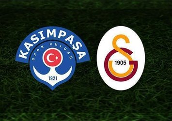 Kasımpaşa - Galatasaray maçı saat kaçta ve hangi kanalda?
