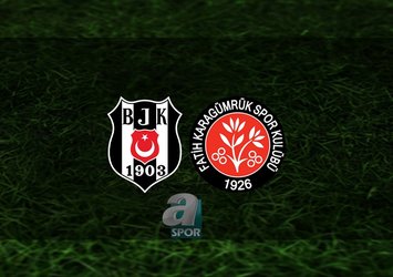 Beşiktaş Karagümrük'ü ağırlayacak!