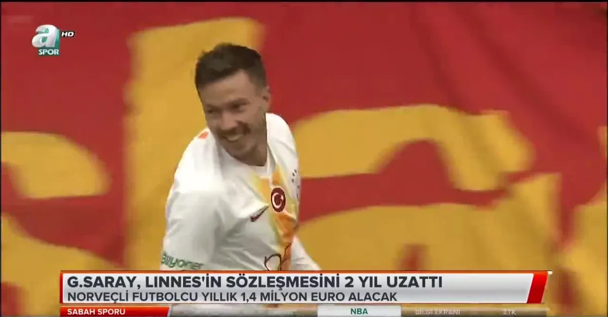 Linnes 2 yıl daha Galatasaray'da
