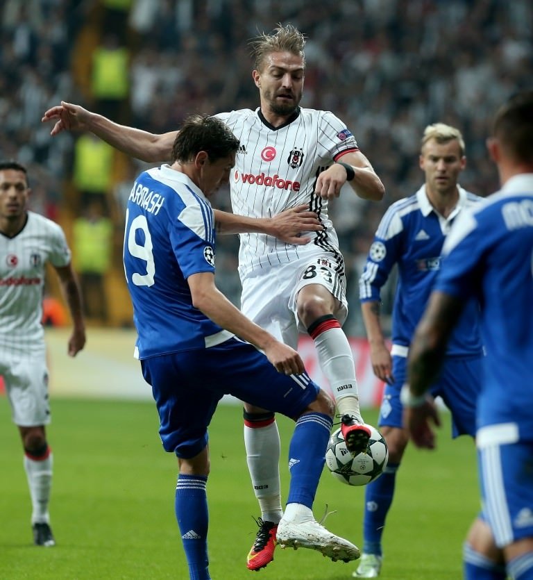 Beşiktaş- Dinamo Kiev maçından kareler