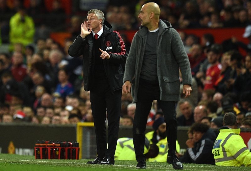 Manchester United - Manchester City maçından kareler...