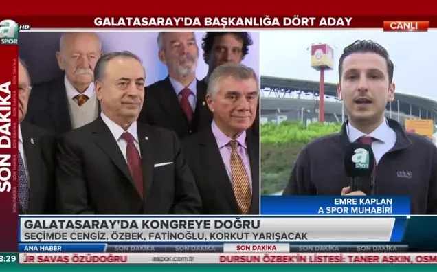 Galatasaray'da başkanlığa dört aday