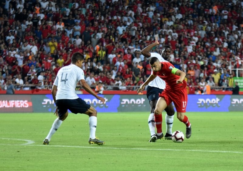 Türkiye - Fransa maçından kareler...