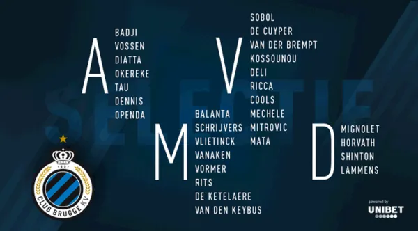 Diagne Club Brugge'nin kamp kadrosuna alınmadı! - 1