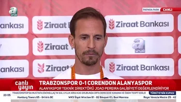 Joao Pereira: Oyuncularımı tebrik ediyorum