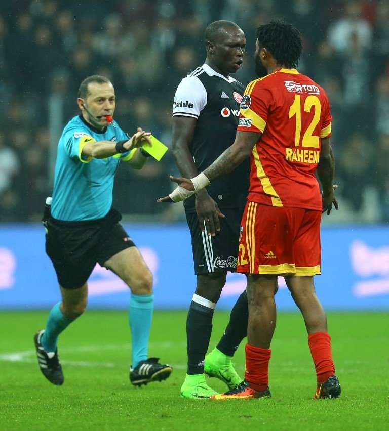 Beşiktaş-Kayserispor karşılaşmasından kareler
