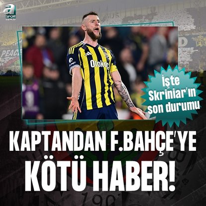 Fenerbahçe’ye Milan Skriniar’dan kötü haber!