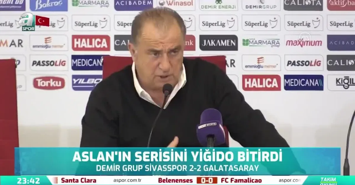 Fatih Terim: Hak etmediğimiz bir sonuç aldık
