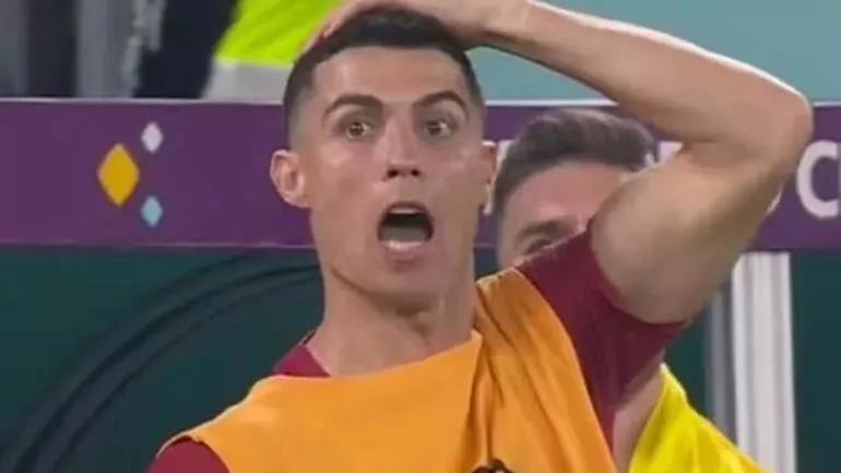Portekiz Gana maçında Cristiano Ronaldo dondu kaldı! Uyarmak istedi ama... - 4