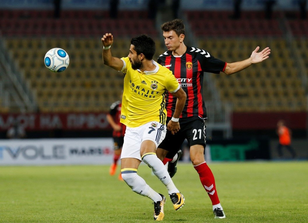 Vardar - Fenerbahçe maçından kareler