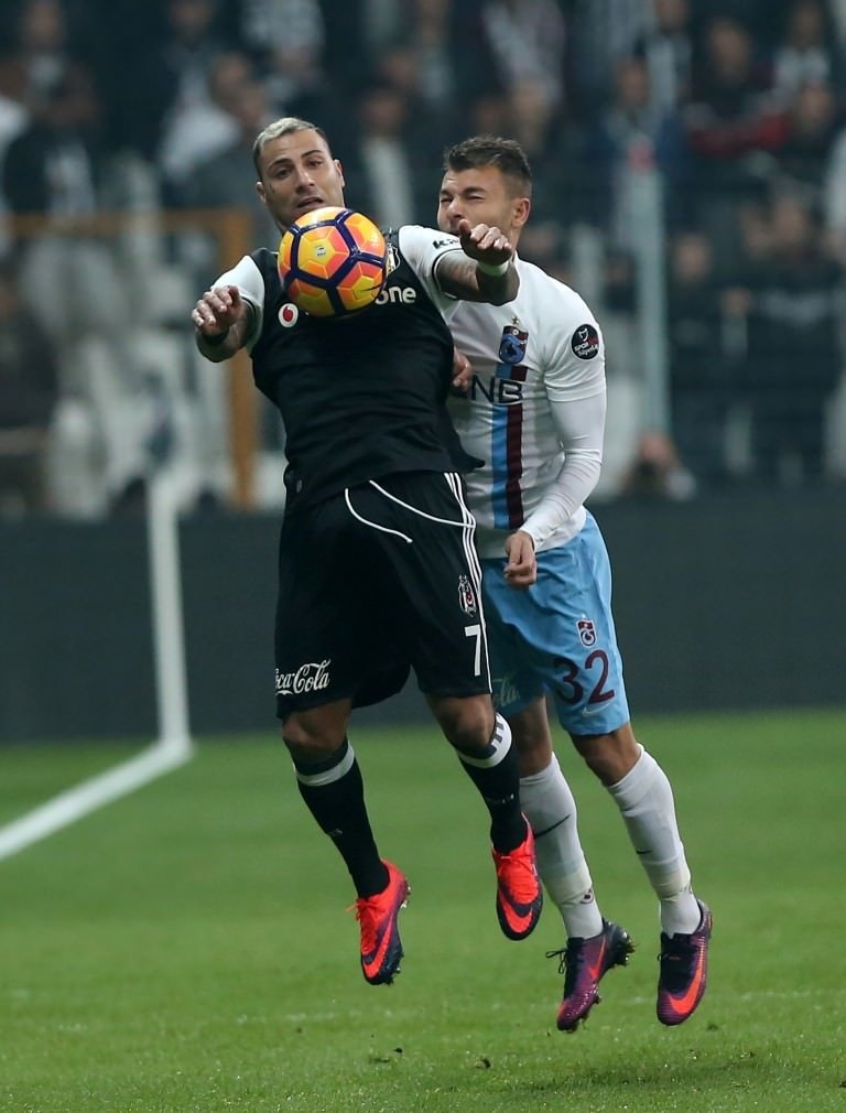 Beşiktaş-Trabzonspor karşılaşmasından kareler