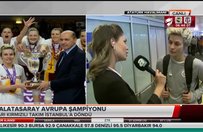 EuroCup şampiyonu Galatasaray yurda döndü