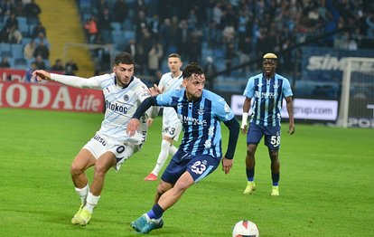 Adana Demirspor - Fenerbahçe maçında kırmızı kart çıktı! İşte o pozisyon