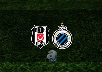 Beşiktaş'ın C. Brugge maçı 11'i belli oldu!