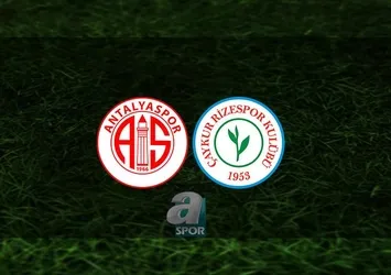 Antalyaspor - Çaykur Rizespor | CANLI