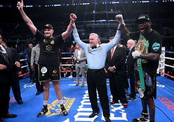 Wilder - Fury maçında şok sonuç! İkisi birden sevindi ama...