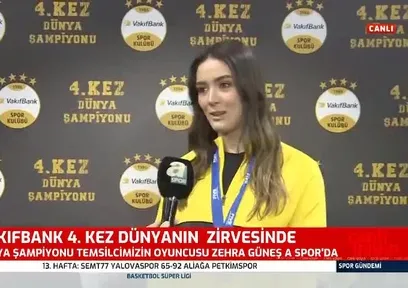 Zehra Güneş'ten A Spor'a özel açıklamalar!