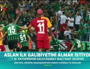 Aslan ilk galibiyetini almak istiyor