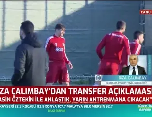 Rıza Çalımbay'dan transfer açıklaması