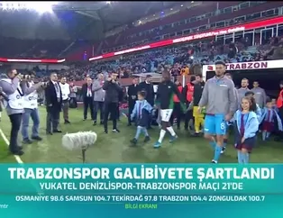 Trabzonspor galibiyete şartlandı