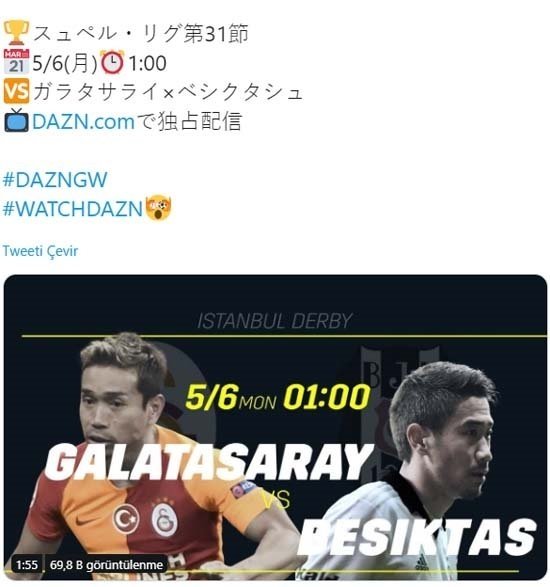 Japonların derbi çılgınlığı.