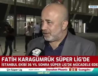 Murat Sancak: Karagümrük'ü tebrik ediyorum