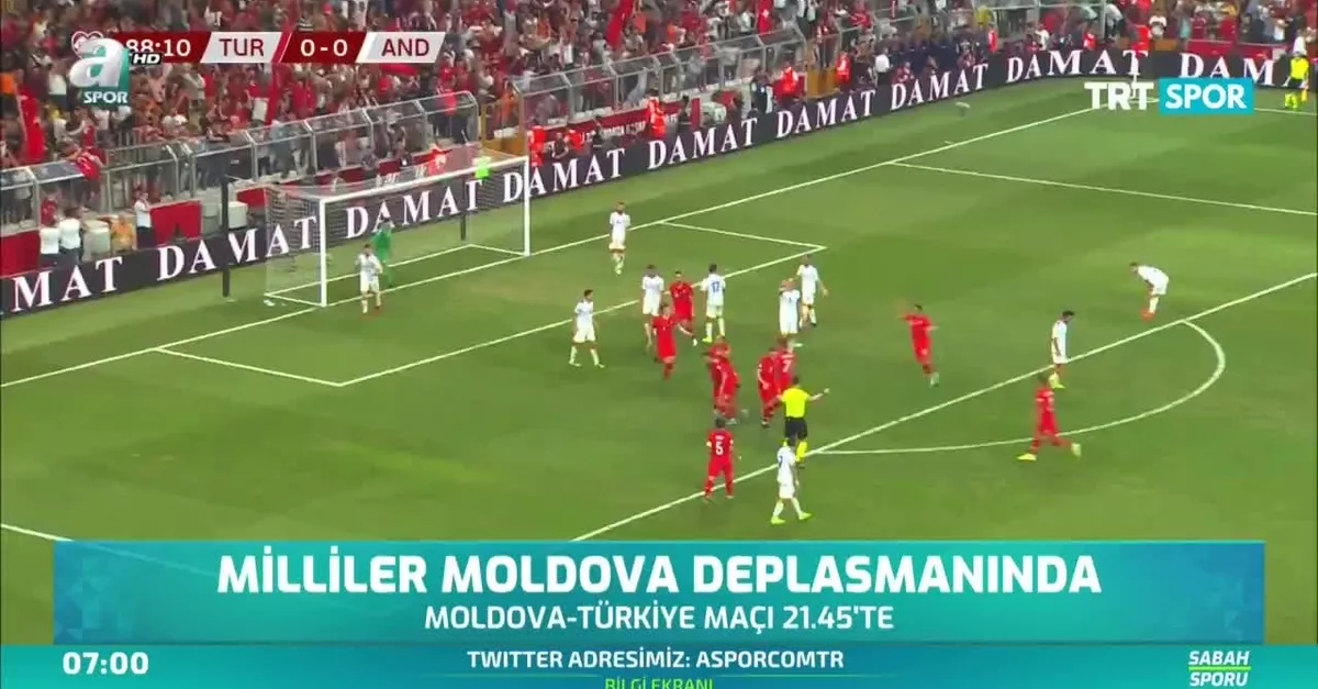 Milliler Moldova deplasmanında