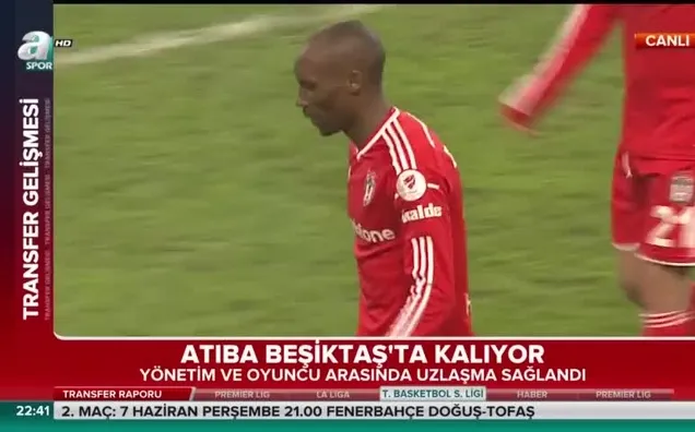 Atiba Beşiktaş'ta kalıyor