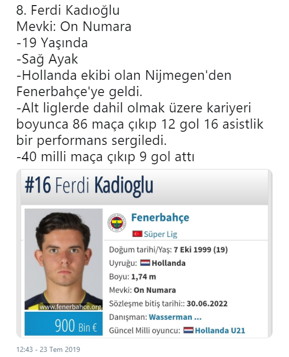 Fenerbahçe’de Ferdi Kadıoğlu isyanı! Alper Potuk...