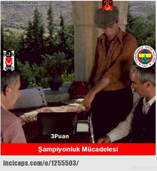 Galatasaray Beşiktaş capsleri...